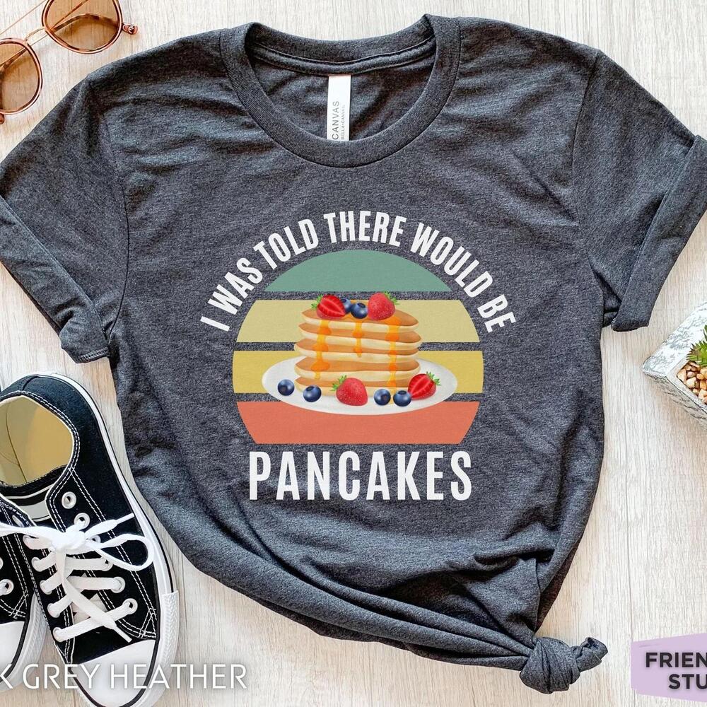Pancake Shirt Funny Foodie Cooking Tee